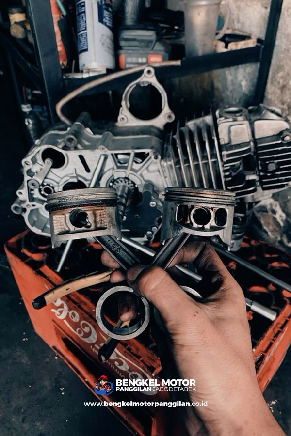 Proses turun mesin motor